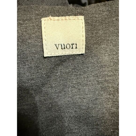 Vuori Women's Sleeveless Quarter Zip Workout Cropped Tank Top Black Size XL - Picture 4 of 6